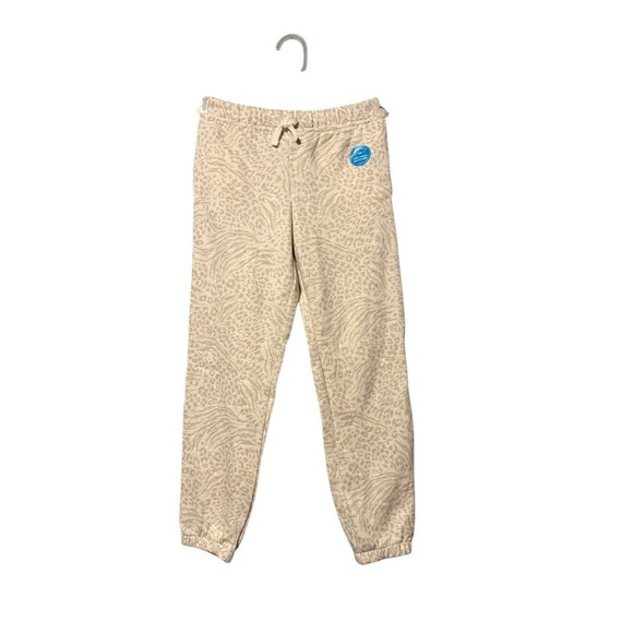 Carters Animal Print Sweat Pants Joggers Size 8 New Cream Tan - Picture 1 of 6